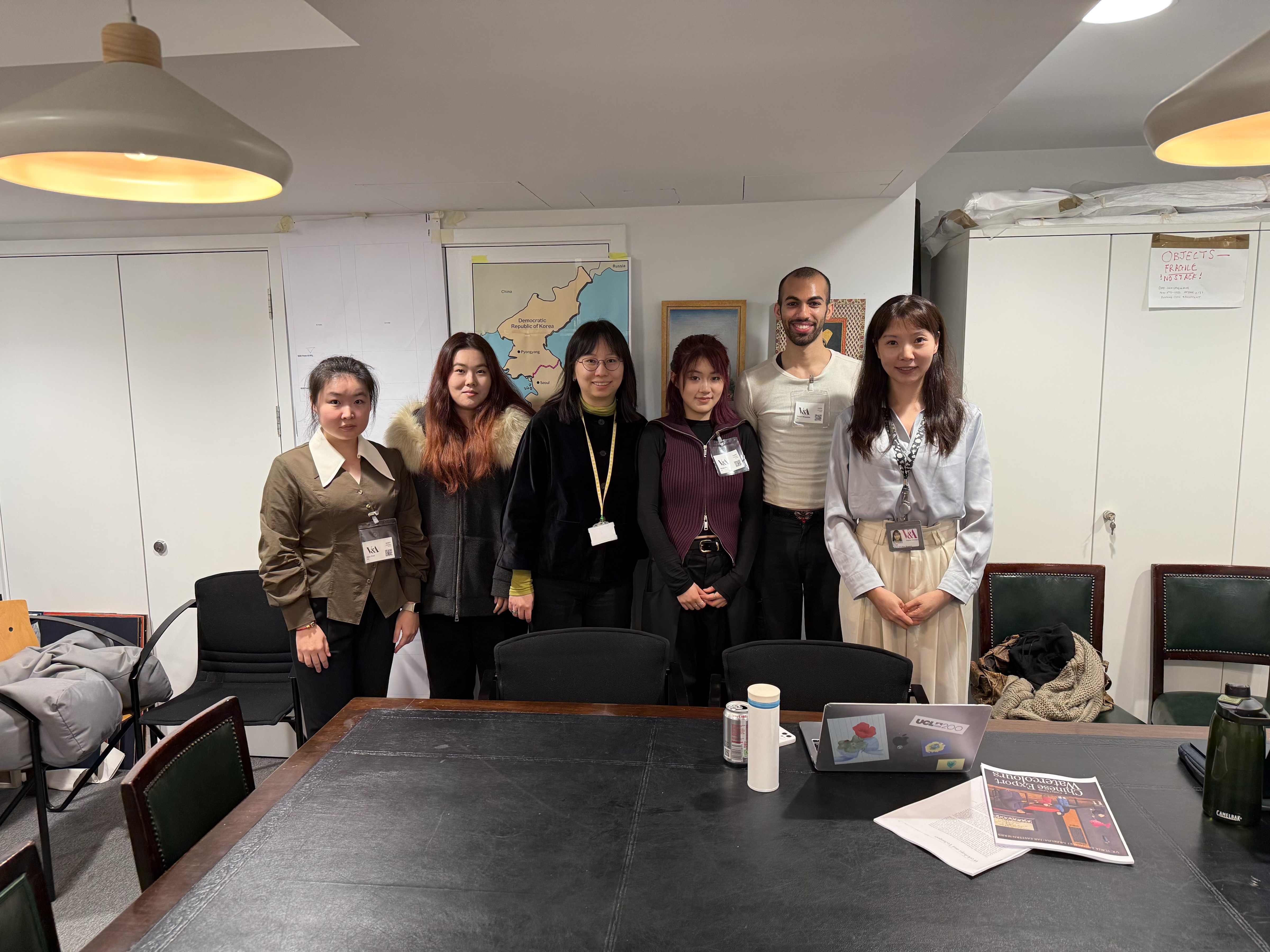 Victoria and Albert Museum team photo